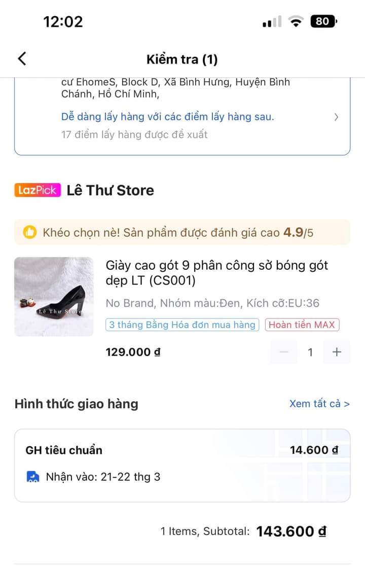 Thanh lý giày cao 9 phân  (3)