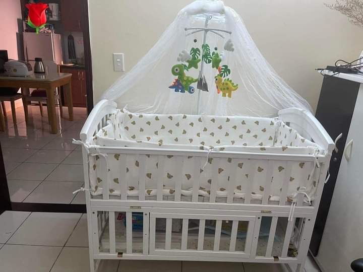 Thanh lý nôi củi+ nệm (1)